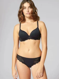 Sujetador con relleno Spacer escotado Simone Perele Caresse 12A316