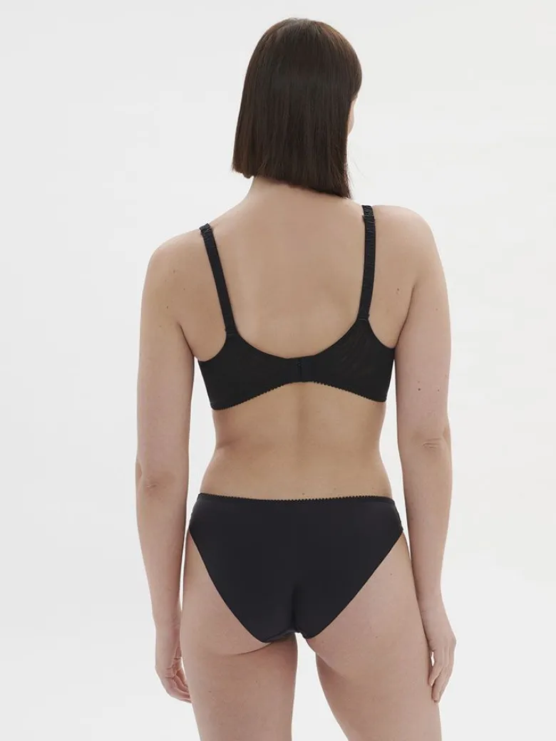 Sujetador escotado con aros Simone Perele Intrigue 1E2319 Negro