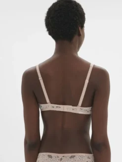 sujetador escotado Simone Perele Festive con aros 1E1350 Rose Ballet