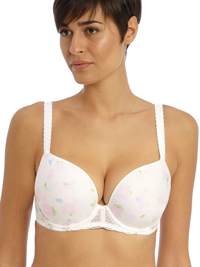Sujetador Freya Daydreaming Deco Plunge con foam AA400831 Flora White