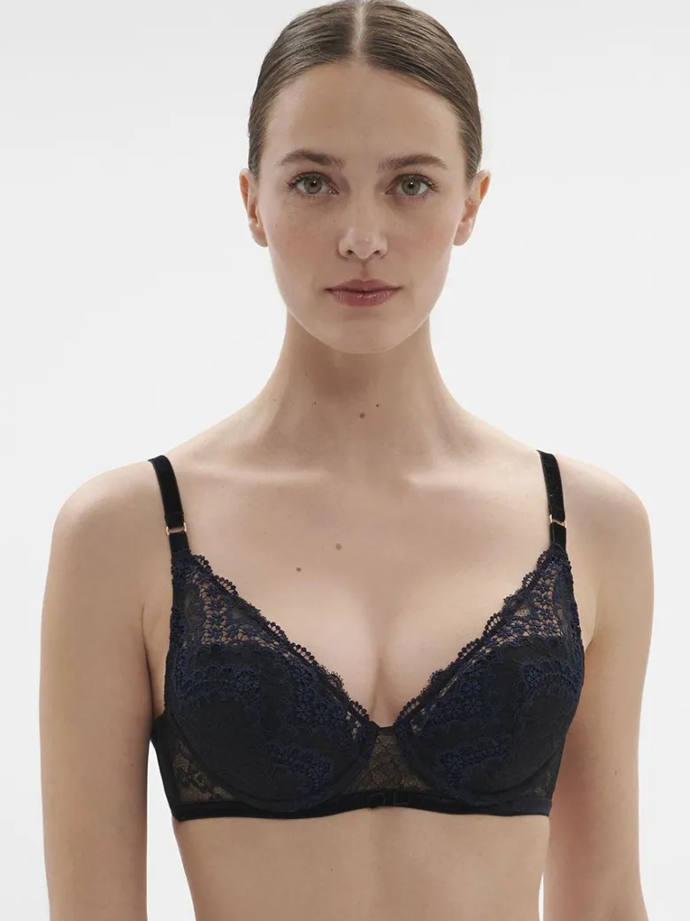 Sujetador Push Up Simone Perele Scenario 1E3340 Negro