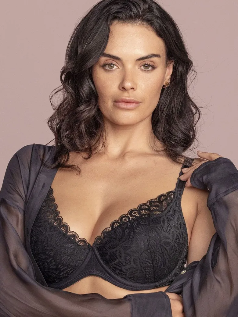 Sujetador push up Wacoal Raffine Plunge con aros WE148003