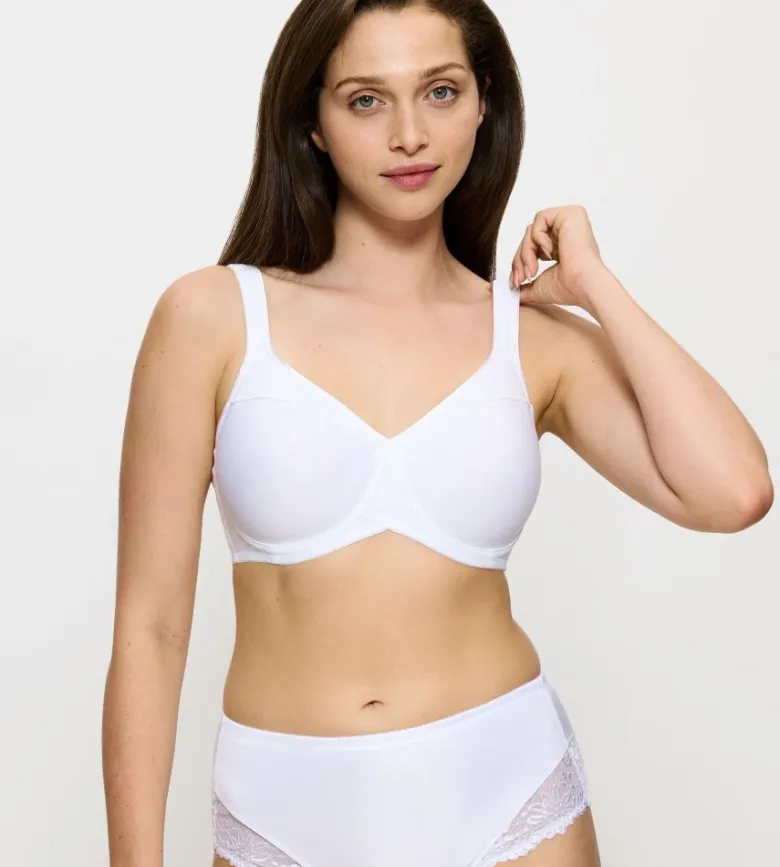 Sujetador Reductor con aros Triumph Modern Soft+Cotton W01