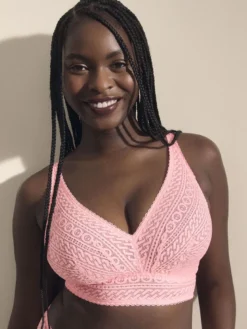 Sujetador sin aros PrimaDonna Montara Bralette 0163386 Pink Parfait