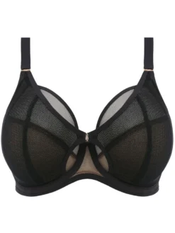 Sujetador sin relleno y con aros Elomi Kintai Plunge EL301202 Negro