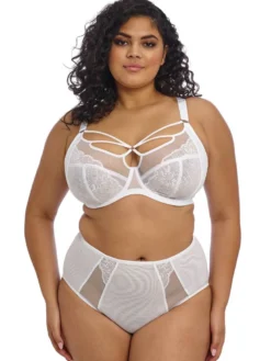 Sujetador sin relleno y con aros Elomi Brianna Plunge EL8080 Blanco
