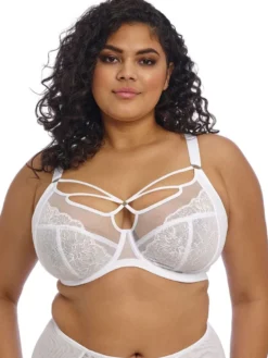 Sujetador sin relleno y con aros Elomi Brianna Plunge EL8080 Blanco