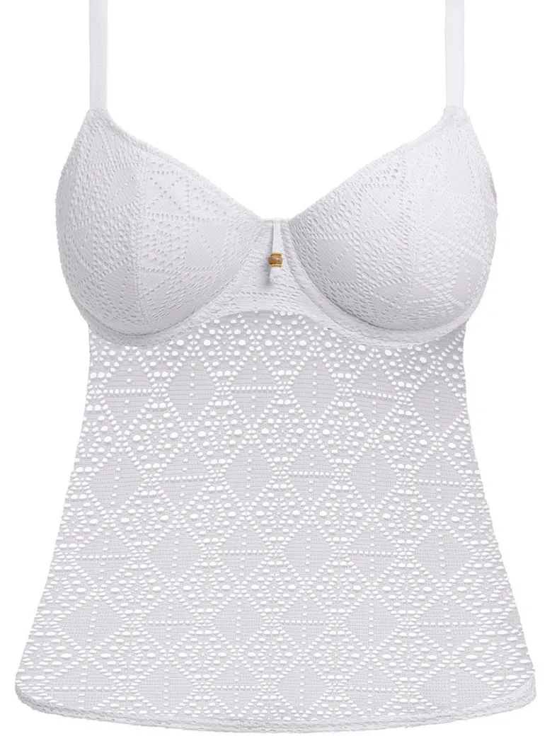 Top Tankini mujer Freya Swim Nomad nights con aros AS205456 White