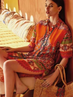 Vestido camisero David Flora DB24071