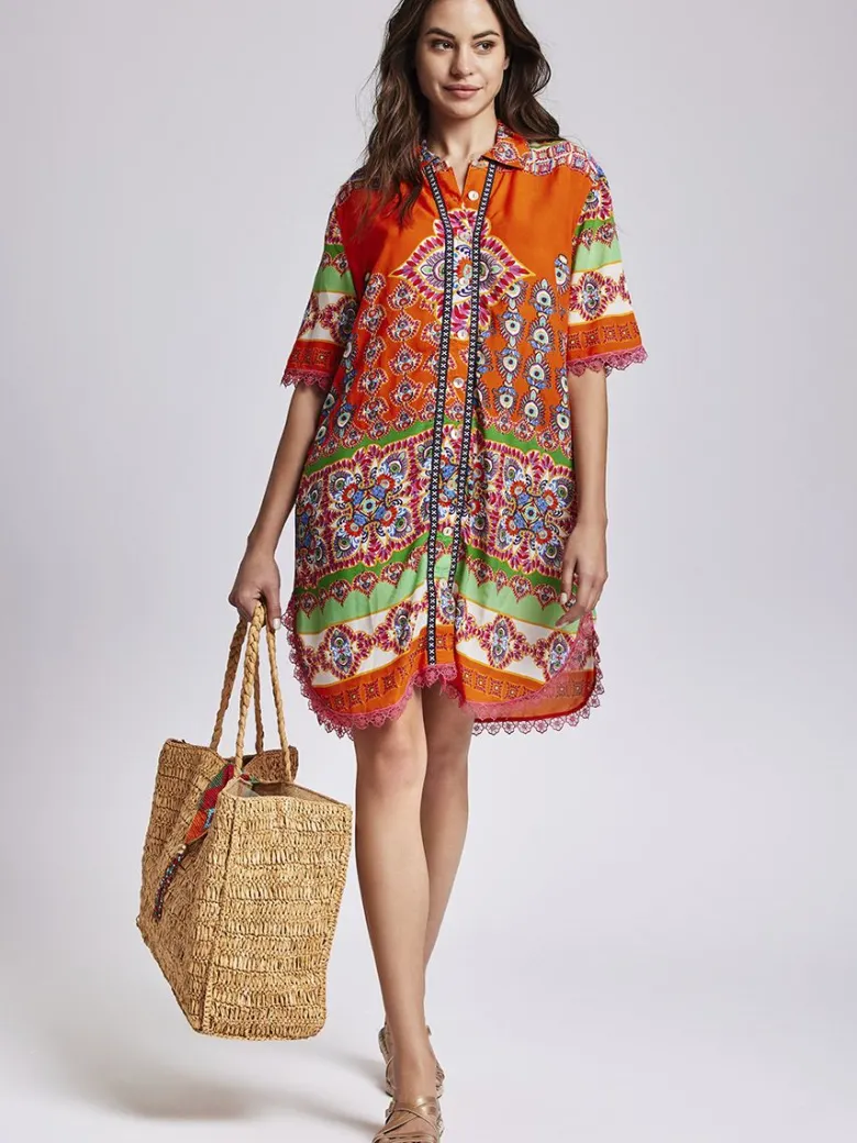 Vestido camisero David Flora DB24071