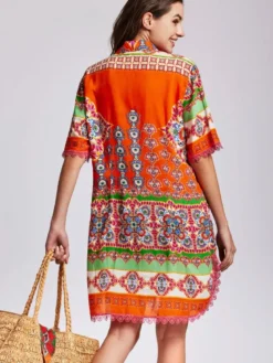 Vestido camisero David Flora DB24071