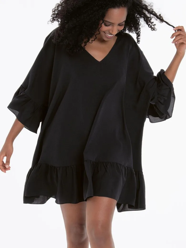 Vestido Playa Rosa Faia Mix & Match Akalani 8100 Negro